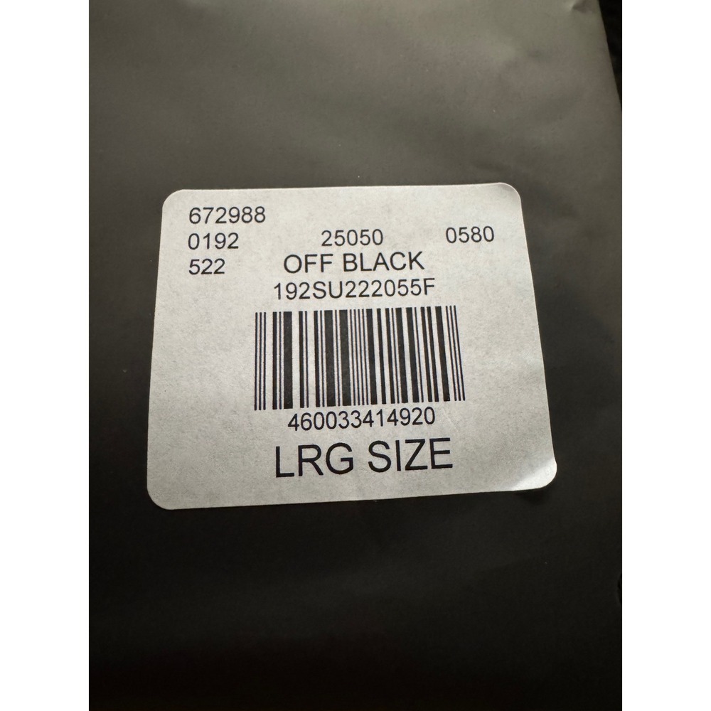 FEAR OF GOD ESSENTIALS Off Black Hoodie Pullover Large L Fleece - Picture 7 of 7